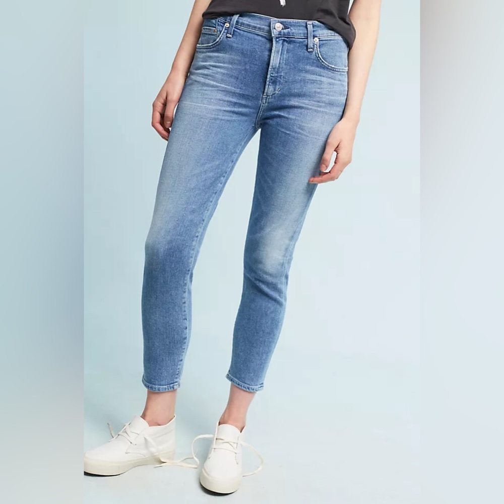 Citizens of Humanity Rocket Crop High Rise Skinny Jeans